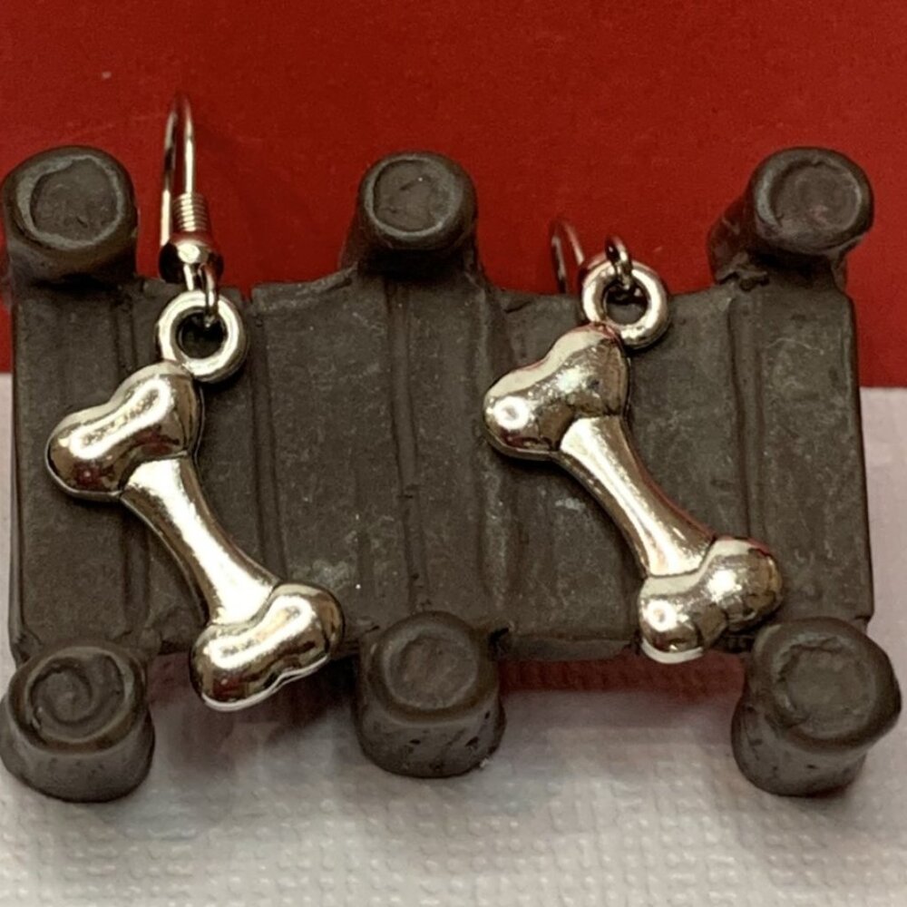Bones Earring, Skeleton Earring, Halloween Earring, Medial Earring, Gift Idea